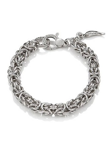 Bracciali - Catene - 9711 BRACCIALE MAGLIA BIZANTINA MEDIA cm.20 GIOVANNI RASPINI