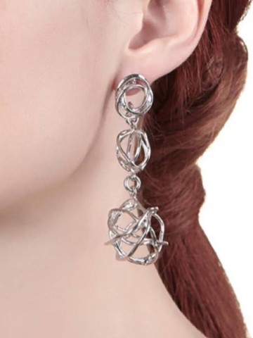 Orecchini - Intrecci e Aria - 9709 ORECCHINI CASCATA INTRECCI GIOVANNI RASPINI