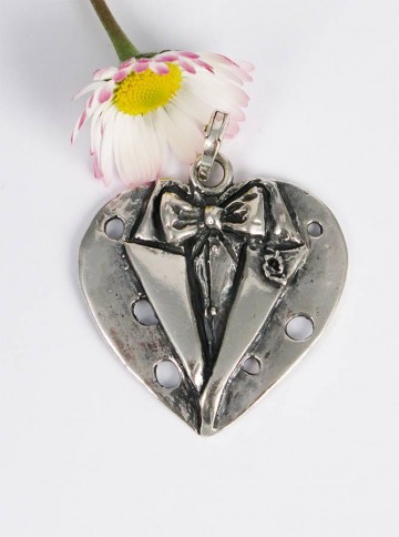 Charms - Kuorematto - 6945 CHARM CUORE GROVIERA IN ABITO DA SERA GIOVANNI RASPINI