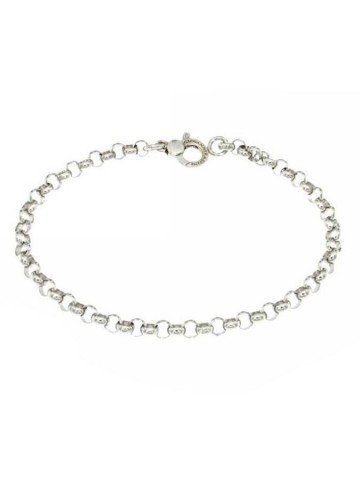 Bracciali - Cuori, Angeli, Corone, Monete e vari - 7155 BRACCIALE ROLO� PICCOLO CM.21 GIOVANNI RASPINI