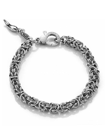 Bracciali - Catene - 7402 BRACCIALE MAGLIA BIZANTINA PICCOLA cm.20 GIOVANNI RASPINI 