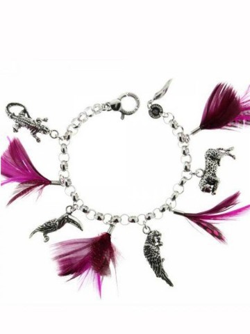Bracciali - Animalier - 7441 BRACCIALE JUNGLE FUCSIA GIOVANNI RASPINI