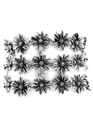 Bracciali - Floral - 7561 BRACCIALE FASCIA MARGHERITE GIOVANNI RASPINI