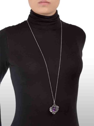 Pendenti - Floral - 7865 CHARM ROSA INGLESE CABOCHON GIOVANNI RASPINI