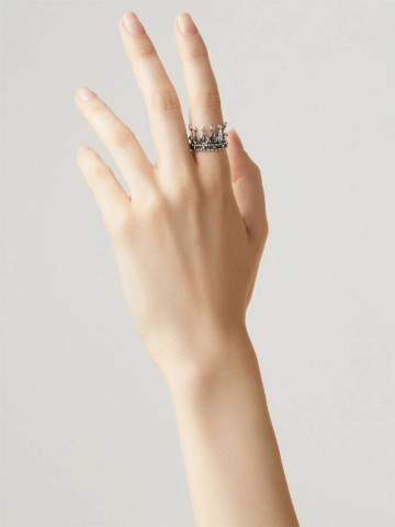 Anelli - Fantasy e vari - 7927/12 ANELLO CORONA JOLLY GIOVANNI RASPINI