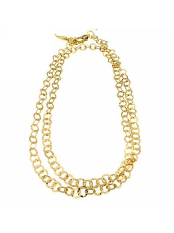 Collane - Catene - 8554 COLLANA CATENA CAPRI DORATA cm.90 GIOVANNI RASPINI