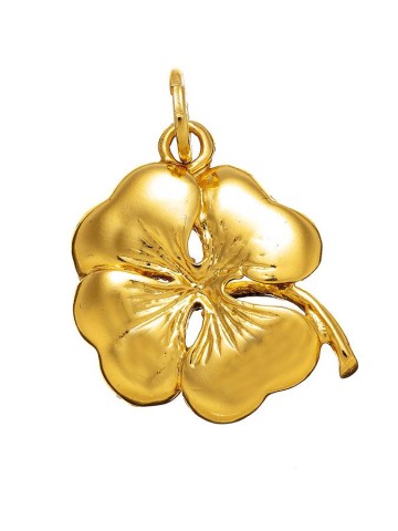 Charms - Amuleti e portafortuna - 8580 QUADRIFOGLIO GRANDE DORATO GIOVANNI RASPINI
