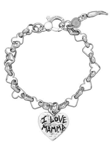 Bracciali - Amore - 8593 BRACCIALE I LOVE MAMMA cm.21 GIOVANNI RASPINI