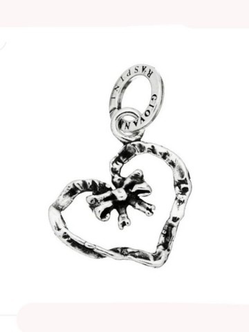 Charms - Angeli e cuori - 9464 CHARM CUORICINO FIOCCO GIOVANNI RASPINI