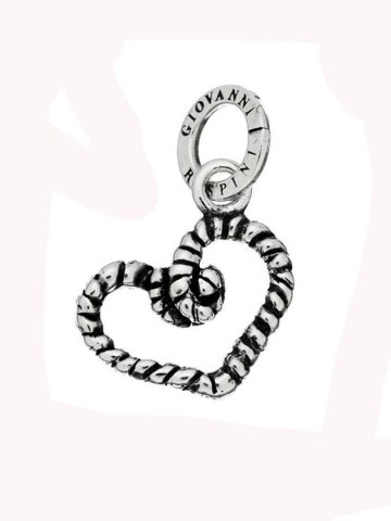 Charms - Angeli e cuori - 9466 CHARM CUORICINO CORDA GIOVANNI RASPINI