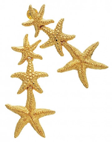 Orecchini - Mare - 8993 ORECCHINI CASCATA MARINE DORATI GIOVANNI RASPINI