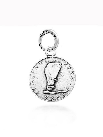 Charms - Monete - 9456 CHARM MONETA 5 LIRE GIOVANNI RASPINI