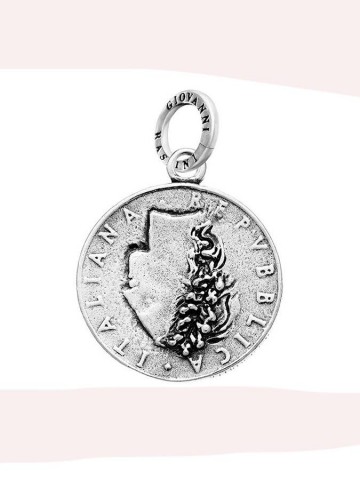 Charms - Monete - 9459 CHARM MONETA 50 LIRE GIOVANNI RASPINI