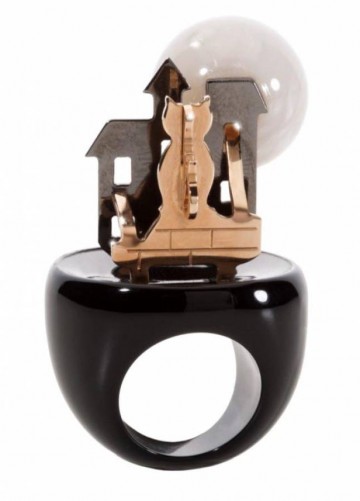 Anelli -  - D1010 ANELLO FERMATI A GUARDARE LA LUNA 