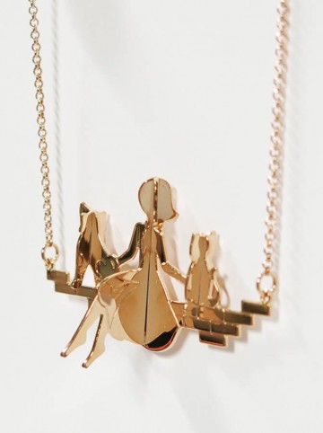 Collane -  - RAG133 COLLANA GUARDA CHE LUNA CATENA cm.90 