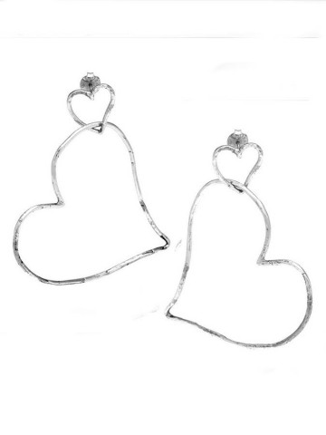 Orecchini -  - 9893 ORECCHINI CUORI BIG GIOVANNI RASPINI