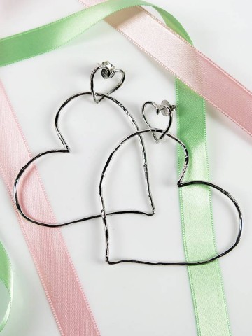 Orecchini -  - 9893 ORECCHINI CUORI BIG GIOVANNI RASPINI