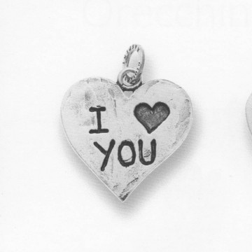 Charms - Angeli e cuori - 9914 CHARM CUORE I LOVE YOU GIOVANNI RASPINI