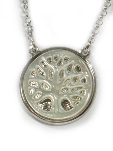 Collane - Collane girocollo - PN CL 3000 ALBERO DELLA VITA GIROCOLLO CON MADREPERLA