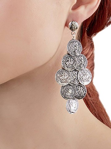 Orecchini - Monete - 10162 ORECCHINI MONETE GRANDI GIOVANNI RASPINI