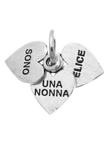 Charms - Angeli e cuori - 10183 CHARM SONO UNA NONNA FELICE GIOVANNI RASPINI