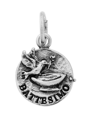 Charms - Fantasy e vari - 10274 CHARM MEDAGLIA BATTESIMO GIOVANNI RASPINI