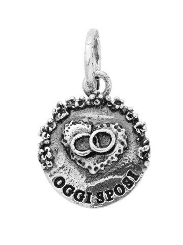 Charms - Fantasy e vari - 10281 CHARM MEDAGLIA OGGI SPOSI GIOVANNI RASPINI
