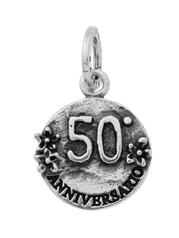 Charms - Fantasy e vari - 10284 CHARM MEDAGLIA 50� ANNIVERSARIO GIOVANNI RASPINI