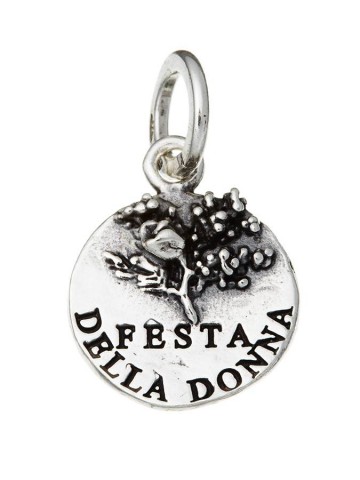 Charms - Fantasy e vari - 10416 CHARM MEDAGLIA FESTA DELLA DONNA GIOVANNI RASPINI