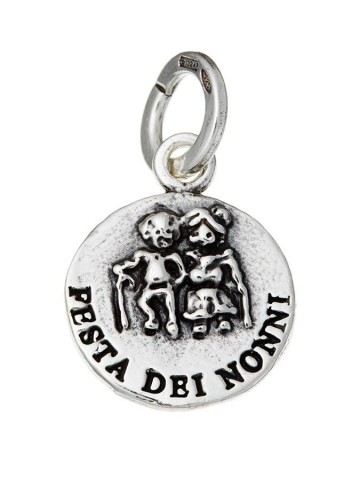 Charms - Fantasy e vari - 10417 CHARM MEDAGLIA FESTA DEI NONNI GIOVANNI RASPINI