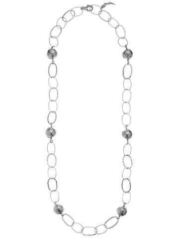 Collane - Catene - 10506 COLLANA MAGLIA ALTERNATA E SFERE GIOVANNI RASPINI