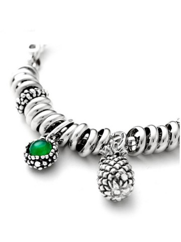 Charms - Fantasy e vari - 10862 CHARM ONICE VERDE PERLAGE GIOVANNI RASPINI