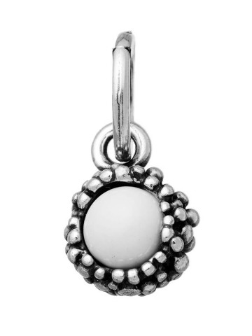 Charms - Fantasy e vari - 10863 CHARM AGATA BIANCA PERLAGE GIOVANNI RASPINI