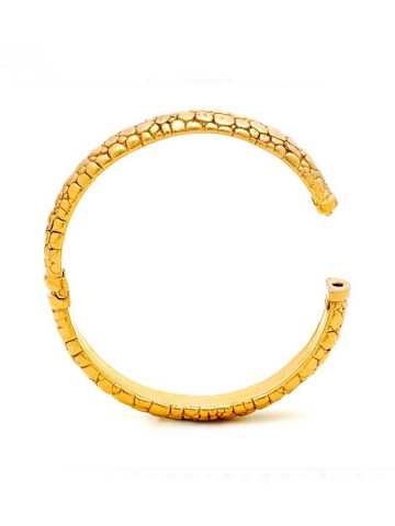 Bracciali - Animalier - 10803 BANGLE MOON CROCODILE DORATO