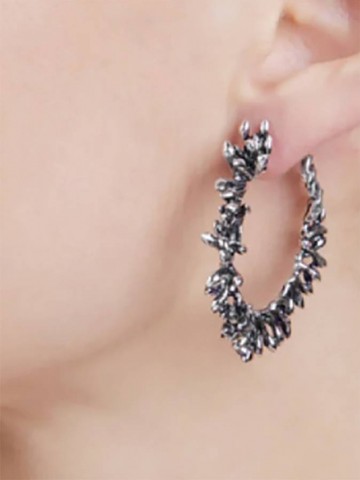 Orecchini - Floral - 10819 ORECCHINI CERCHIO BERRIES GIOVANNI RASPINI