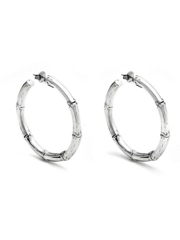 Orecchini - Floral - 10653 ORECCHINI CERCHIO BAMBU� MAXI GIOVANNI RASPINI