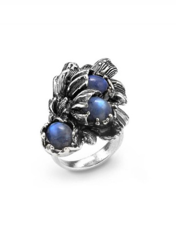 Anelli - Floral - 10678/16 ANELLO MOON FLOWER GRANDE MISURA 16 GIOVANNI RASPINI