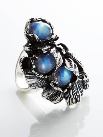 Anelli - Floral - 10678/16 ANELLO MOON FLOWER GRANDE MISURA 16 GIOVANNI RASPINI