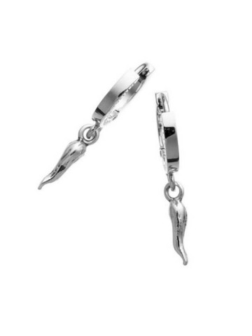 Orecchini - Amuleti e portafortuna - 10706 ORECCHINI HUGGIE CORNINO GIOVANNI RASPINI