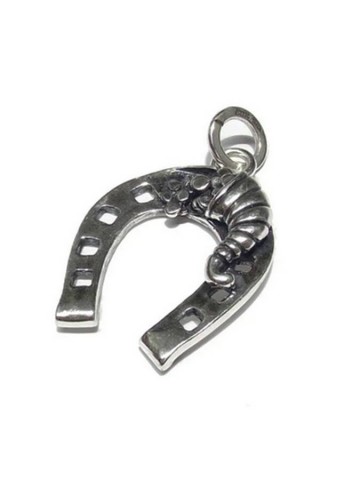 Charms - Amuleti e portafortuna - 11074 CHARM FERRO DI CAVALLO CORNUCOPIA GRANDE  RASPINI