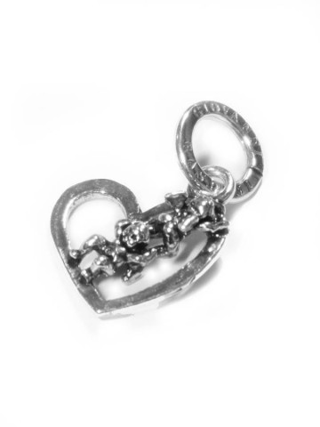 Charms - Angeli e cuori - 11090 CUORE ANGELI ACROBATI GIOVANNI RASPINI