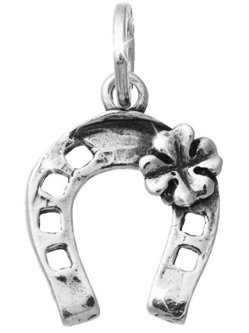 Charms - Amuleti e portafortuna - 11076 FERRO DI CAV. QUADRIFOGLIO MEDIO RASPINI