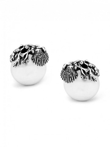 Orecchini - Mare - 10849 ORECCHINI TAHITI CORALLO RASPINI