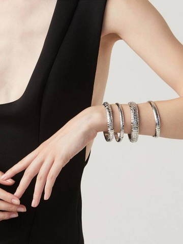 Bracciali - Animalier - 11151 BANGLE MOON CROCODILE PICCOLO GIOVANNI RASPINI