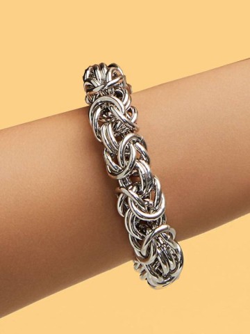 Bracciali - Catene - 9712 BRACCIALE MAGLIA BIZANTINA MAXI GIOVANNI RASPINI