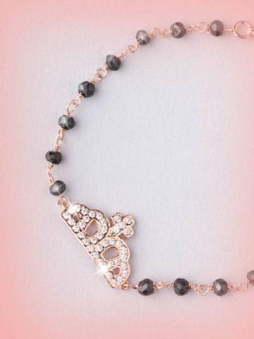 Bracciali - argento e zirconi - 4596-3 BRACCIALE CORONCINA - I PENSIERINI