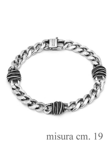 Bracciali - Collezione uomo - 11335 CM.19 BRACCIALE GRUMTTA FILI GIOVANNI RASPINI