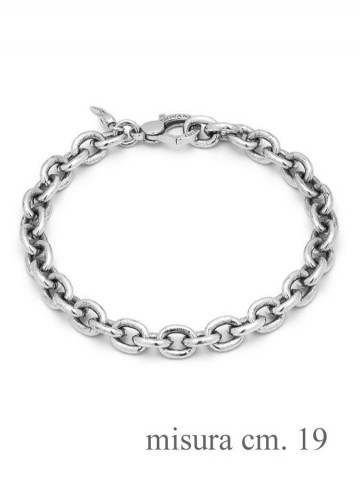 Bracciali - Collezione uomo - 11338 CM 19 BRACCIALE CATENA OVALE GRANDE GIOVANNI RASPINI