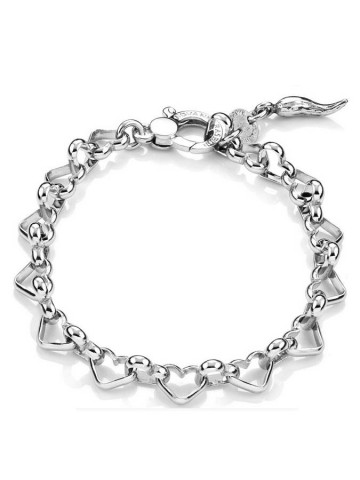 Bracciali - Catene - 8591 BRACCIALE CATENA CUORI GIOVANNI RASPINI