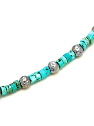 Collezione uomo - Collane uomo - 11358 COLLANA TANGO HOWLITE GIOVANNI RASPINI